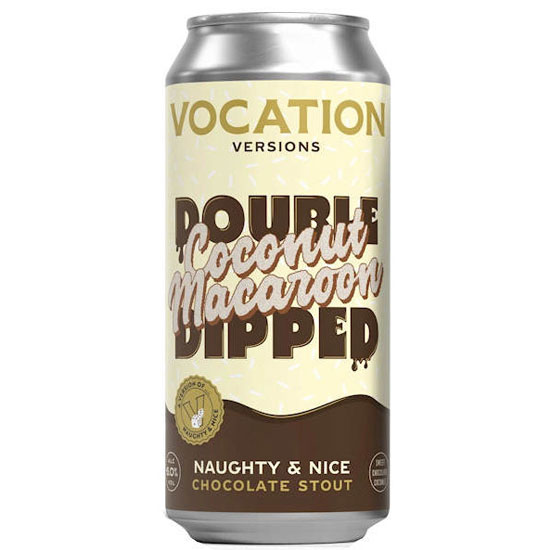 Artwork for Naughty & Nice Double Dipped Coconut Macaroon by Vocation Brewery