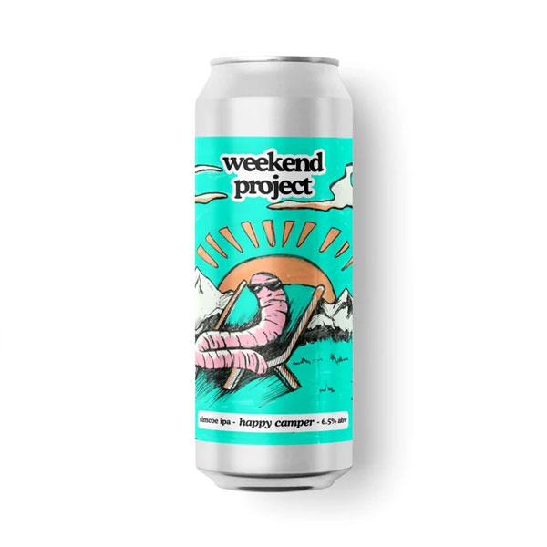 Happy Camper beer artwork