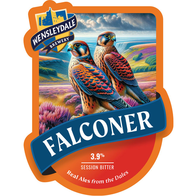Falconer beer artwork