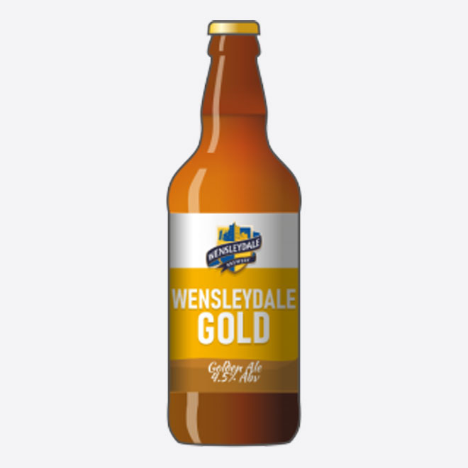 Wensleydale Gold beer artwork