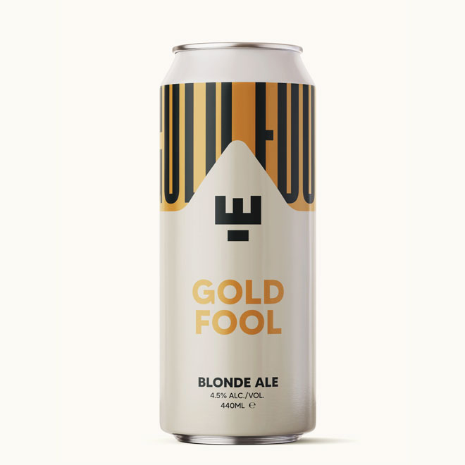 Gold Fool beer artwork