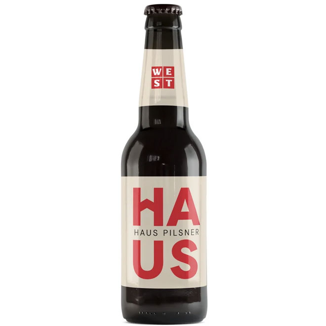 HAUS Pilsner beer artwork
