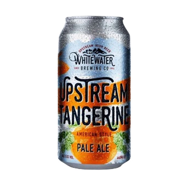 Upstream Tangerine beer artwork