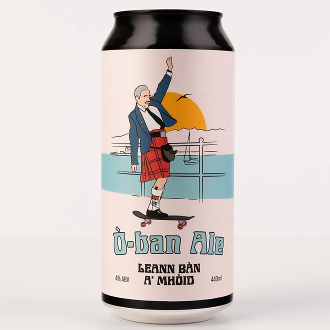 O-bàn Ale beer artwork