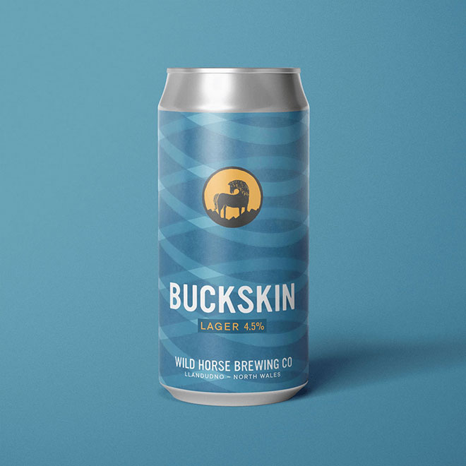 Buckskin beer artwork