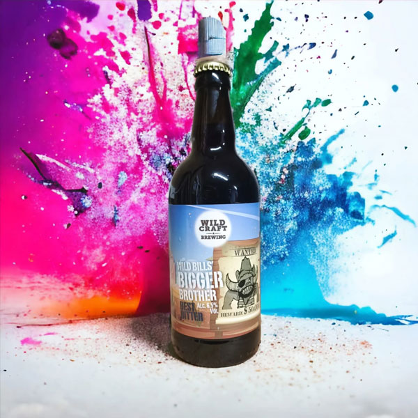 Wild Bills Bigger Brother beer artwork