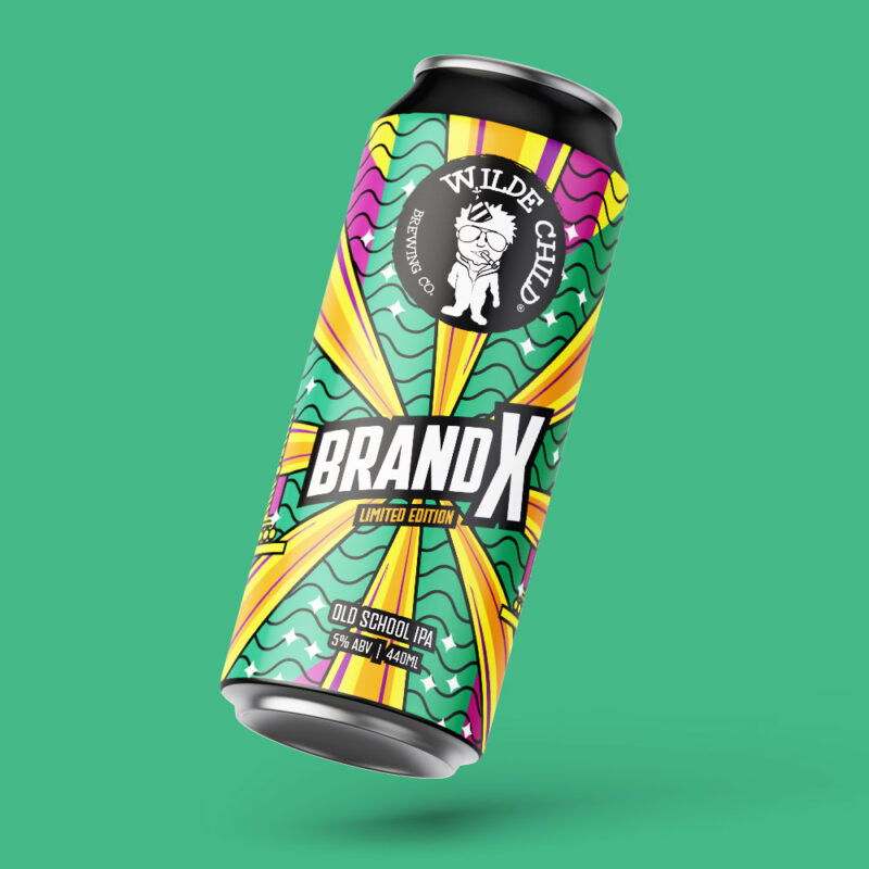 Brand X beer artwork