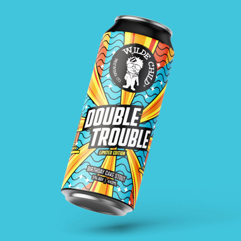 Double Trouble beer artwork