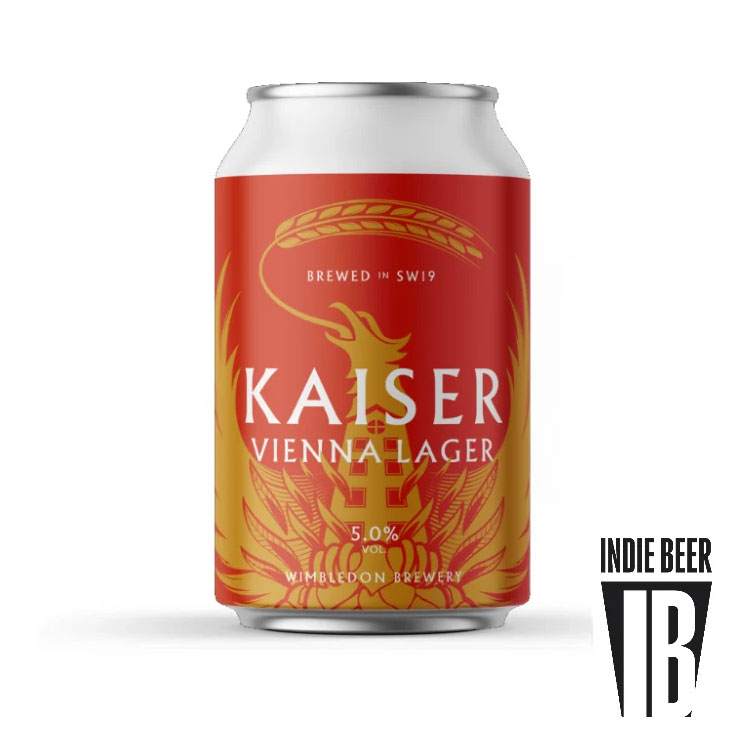 Kaiser Vienna Lager beer artwork