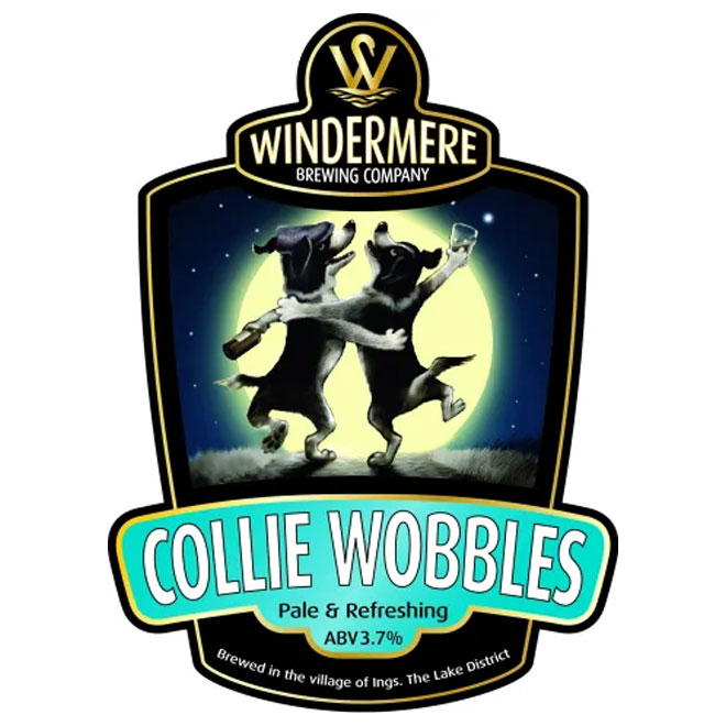 Collie Wobbles beer artwork