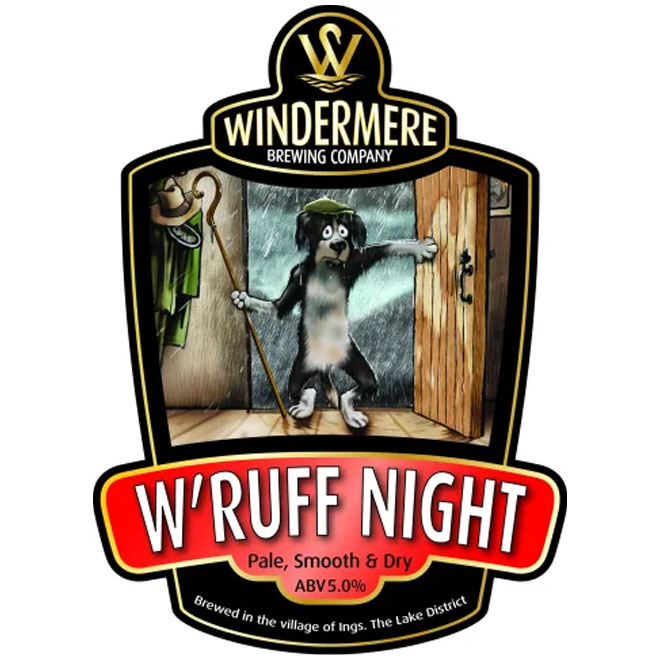 Wruff Night beer artwork