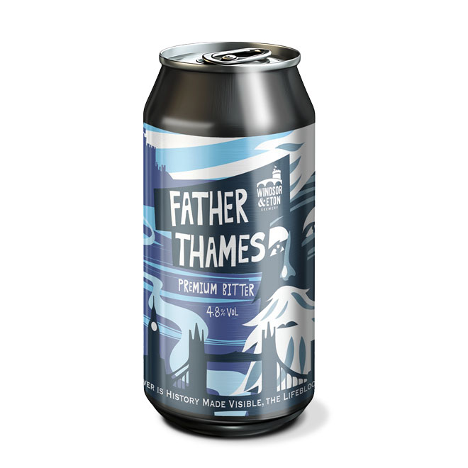 Father Thames beer artwork