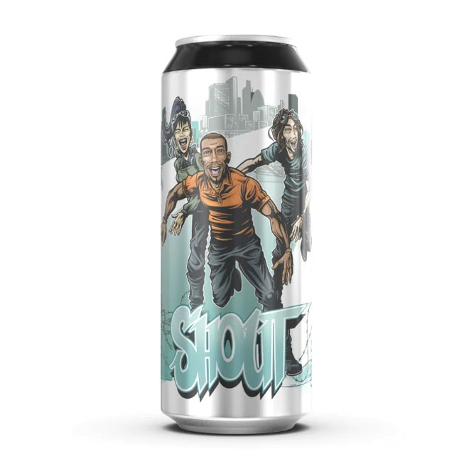Shout beer artwork