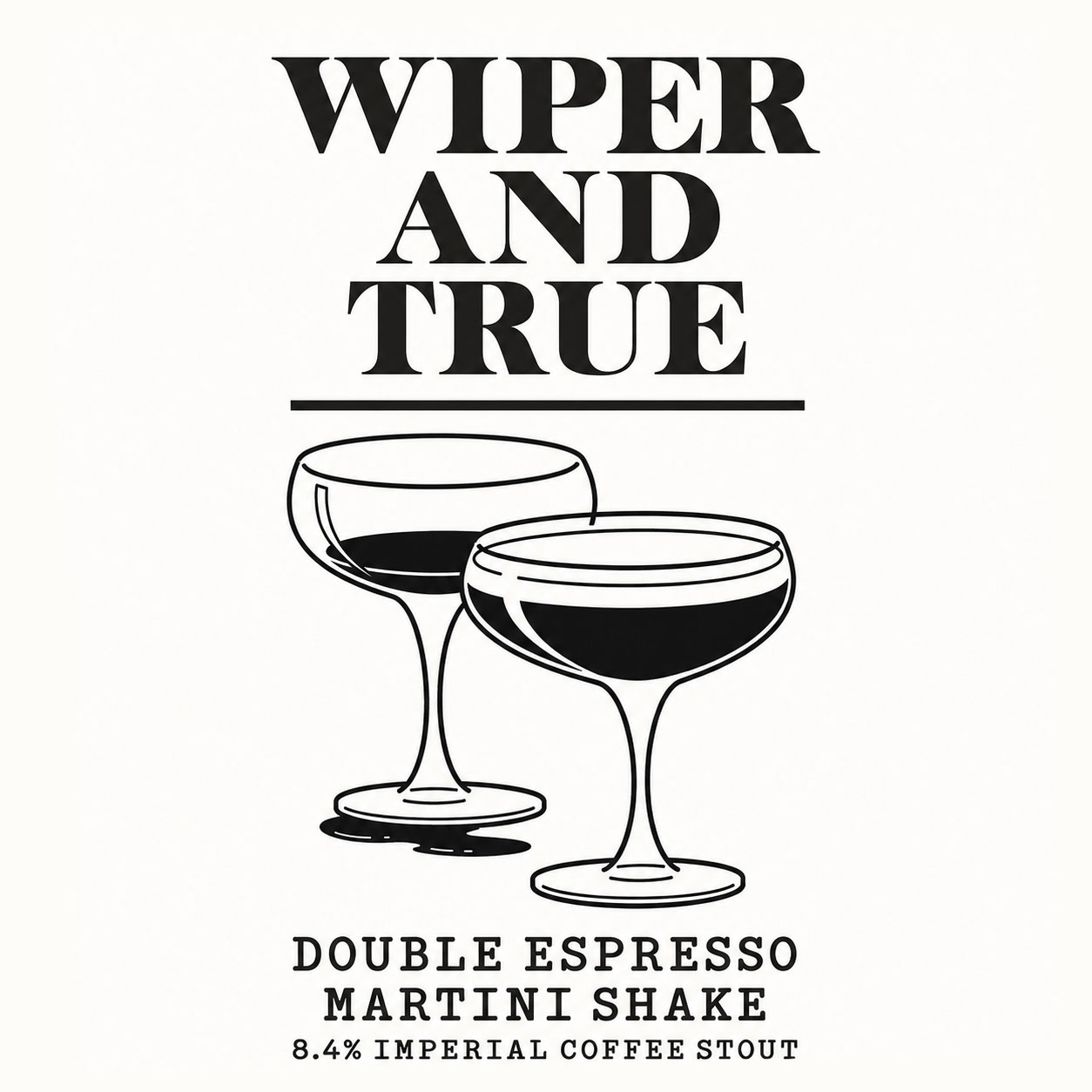 Artwork for Double Espresso Martini Shake by Wiper and True