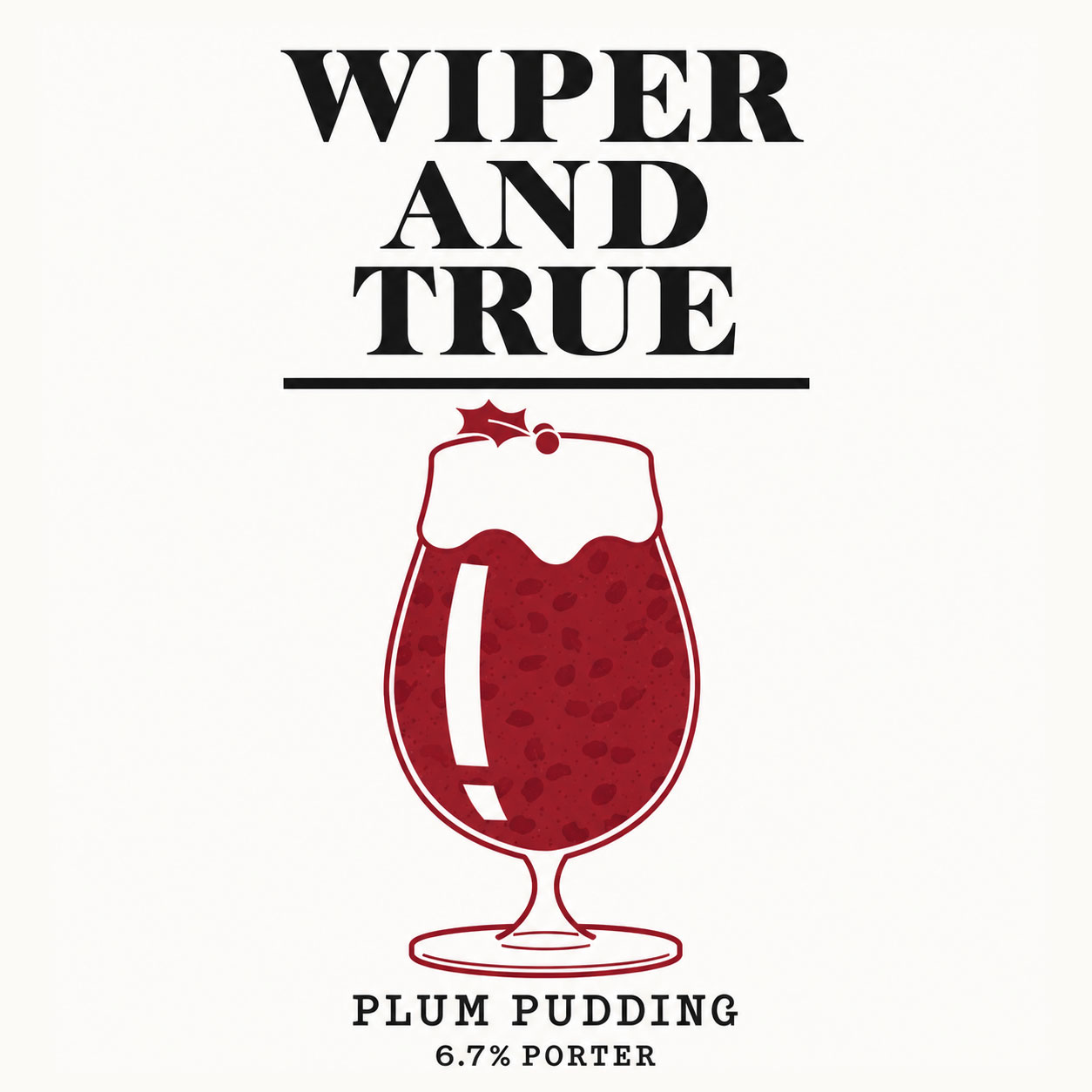 Plum Pudding beer artwork