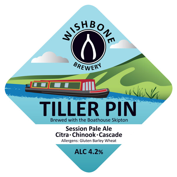 Tiller Pin beer artwork