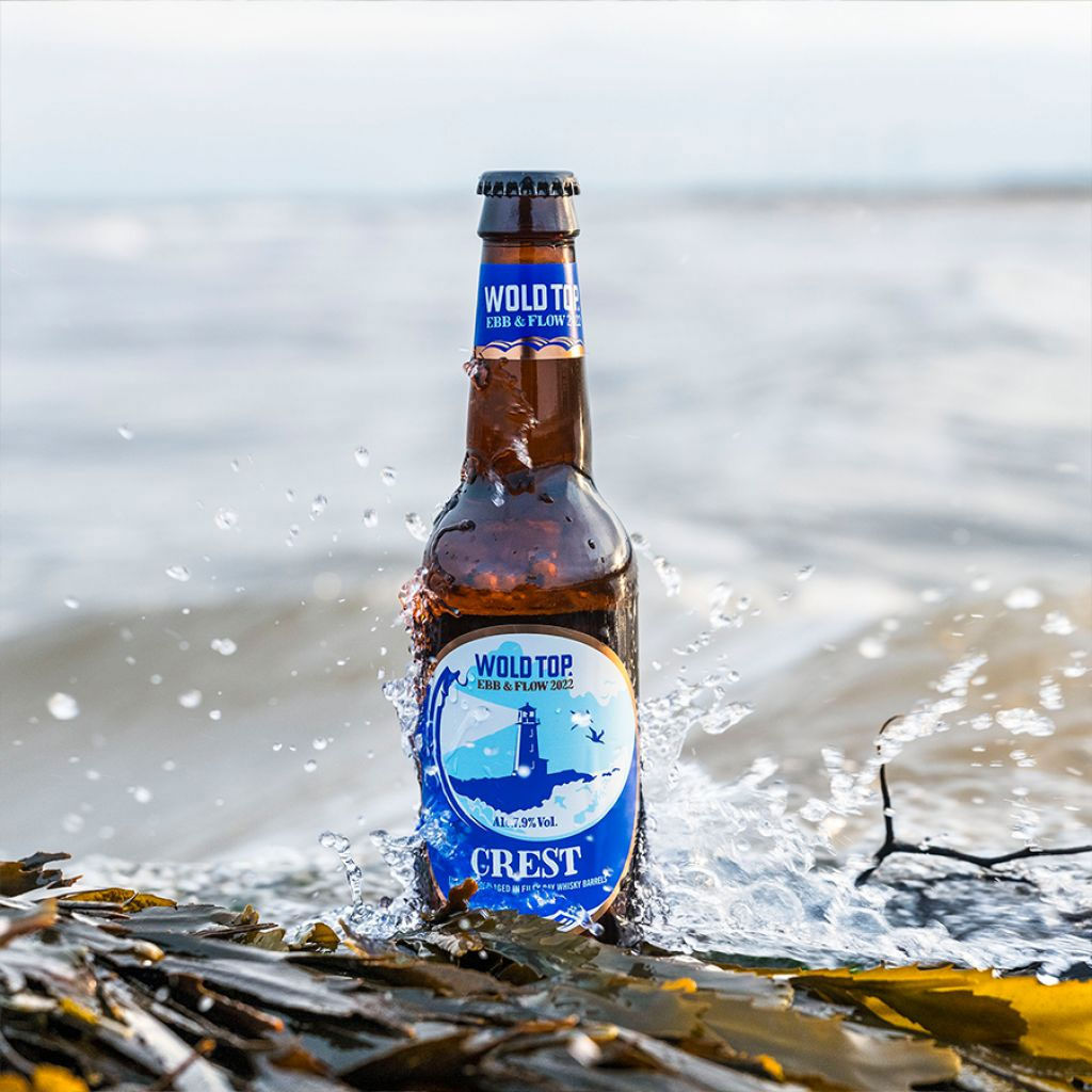 Crest beer artwork