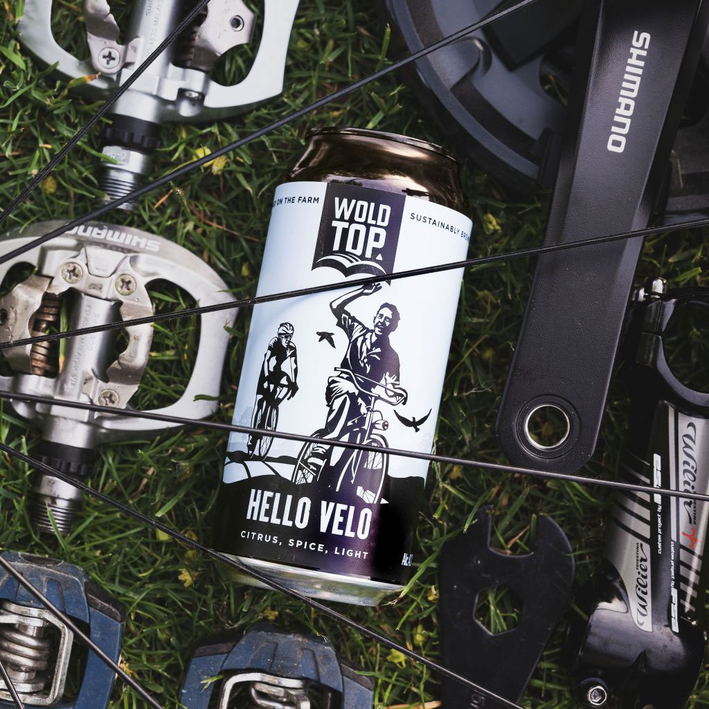 Hello Velo beer artwork