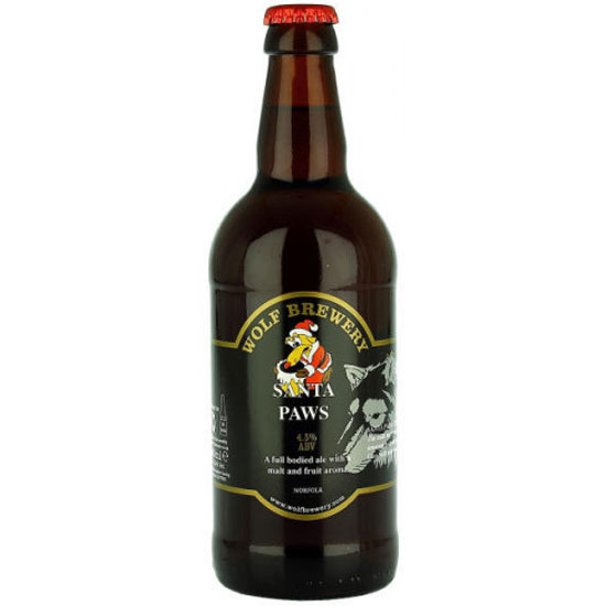 Santa Paws beer artwork