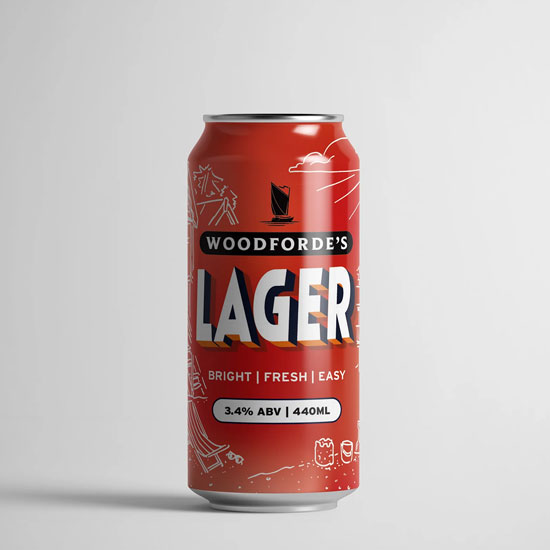 Artwork for Woodforde's Lager by Woodforde's