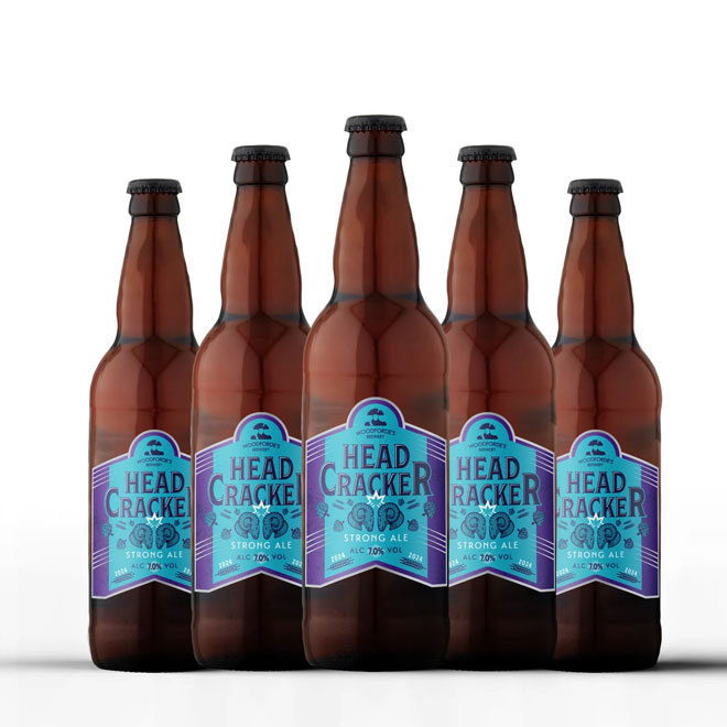 Headcracker beer artwork