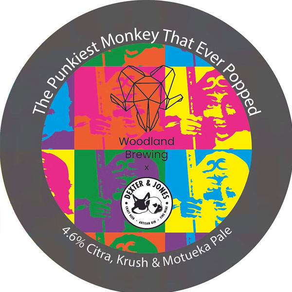 The Punkiest Monkey That Ever Popped beer artwork