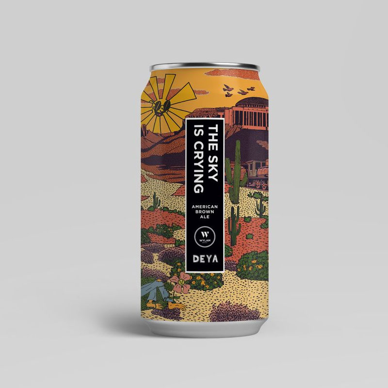 The Sky Is Crying beer artwork
