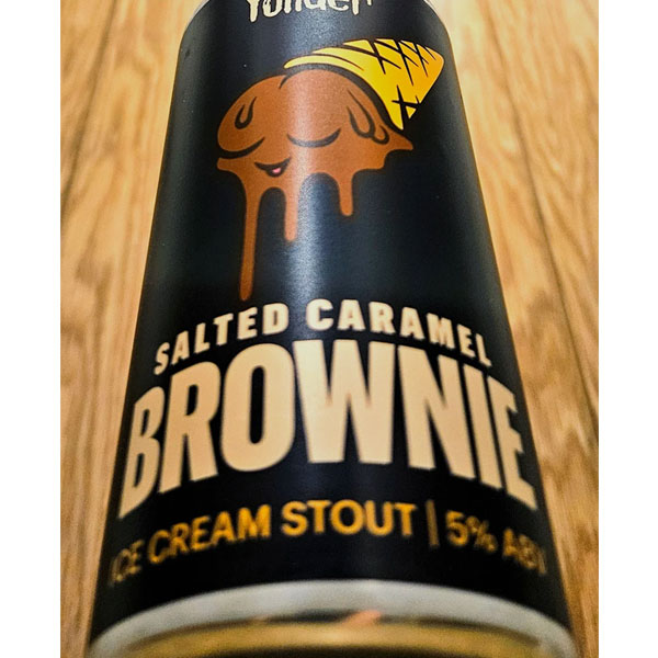 Salted Caramel Brownie beer artwork