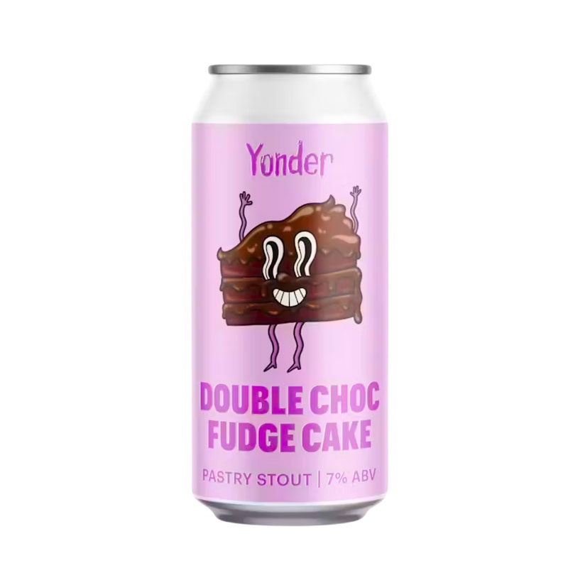 Double Choc Fudge Cake beer artwork