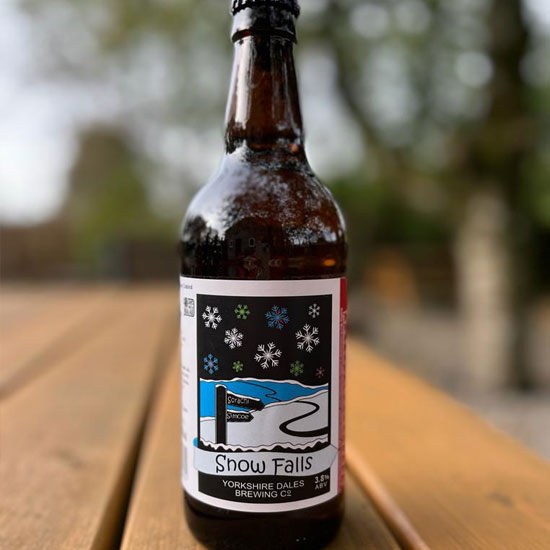 Snow Falls Pale Ale beer artwork