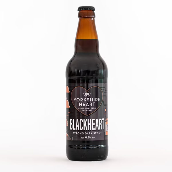 Blackheart Stout beer artwork