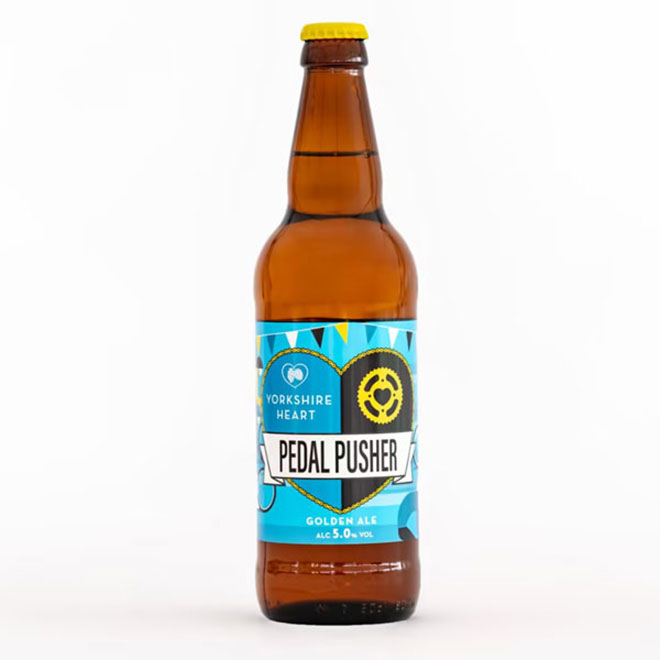 Pedal Pusher beer artwork