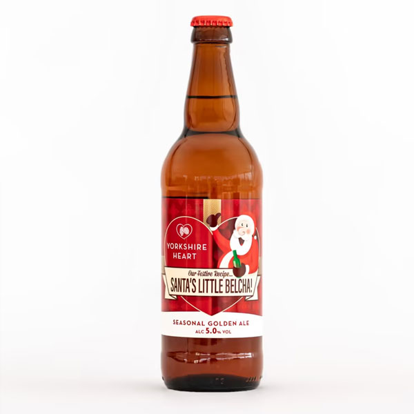 Santa's Little Belcha beer artwork