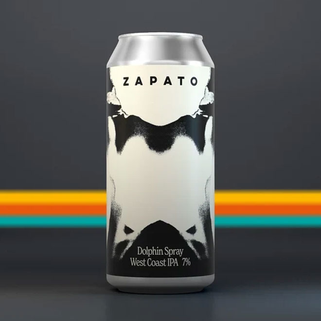 Artwork for Dolphin Spray by Zapato Brewing