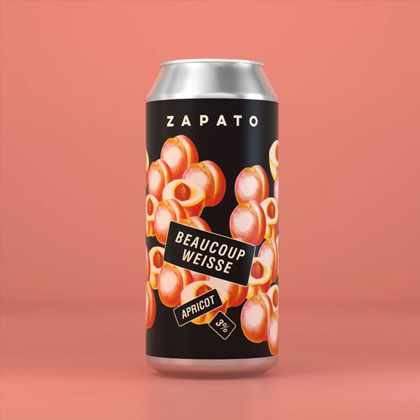 Beaucoup Weisse Apricot beer artwork