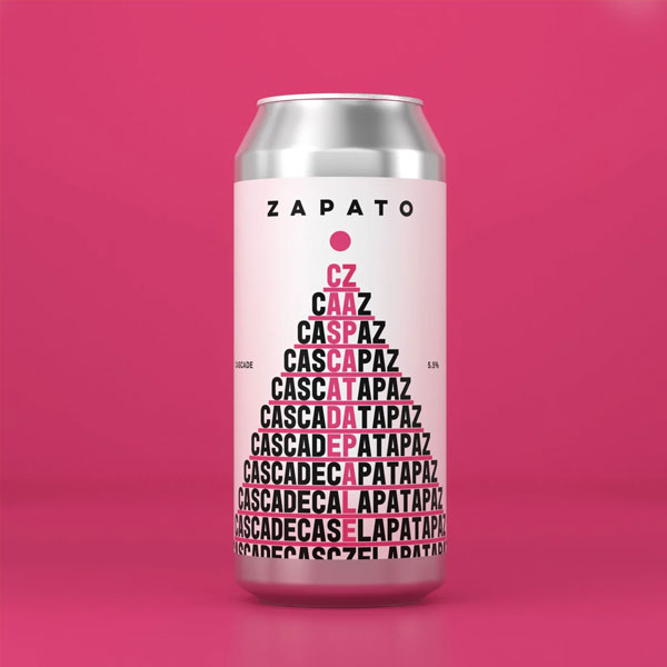 Zapatapale Cascade beer artwork