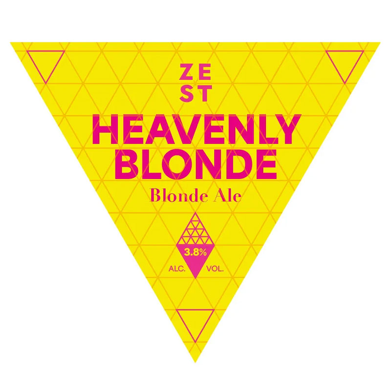 Heavenly Blonde beer artwork