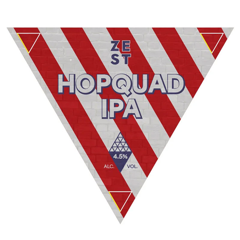 Hopquad IPA beer artwork