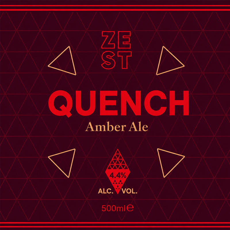 Quench beer artwork